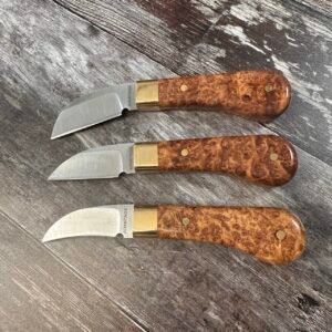 Set 5 - 3 Knife set in Burl