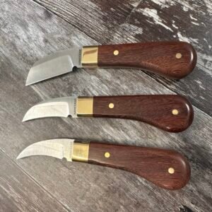 Set 6 - 3 Knife set in Straight Cocobolo